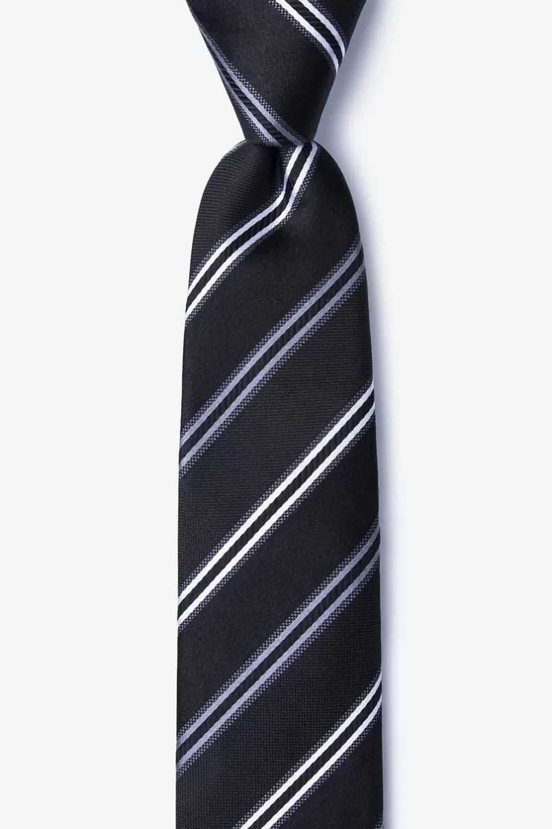 Ties Abbert Skinny Tie Black Outlet