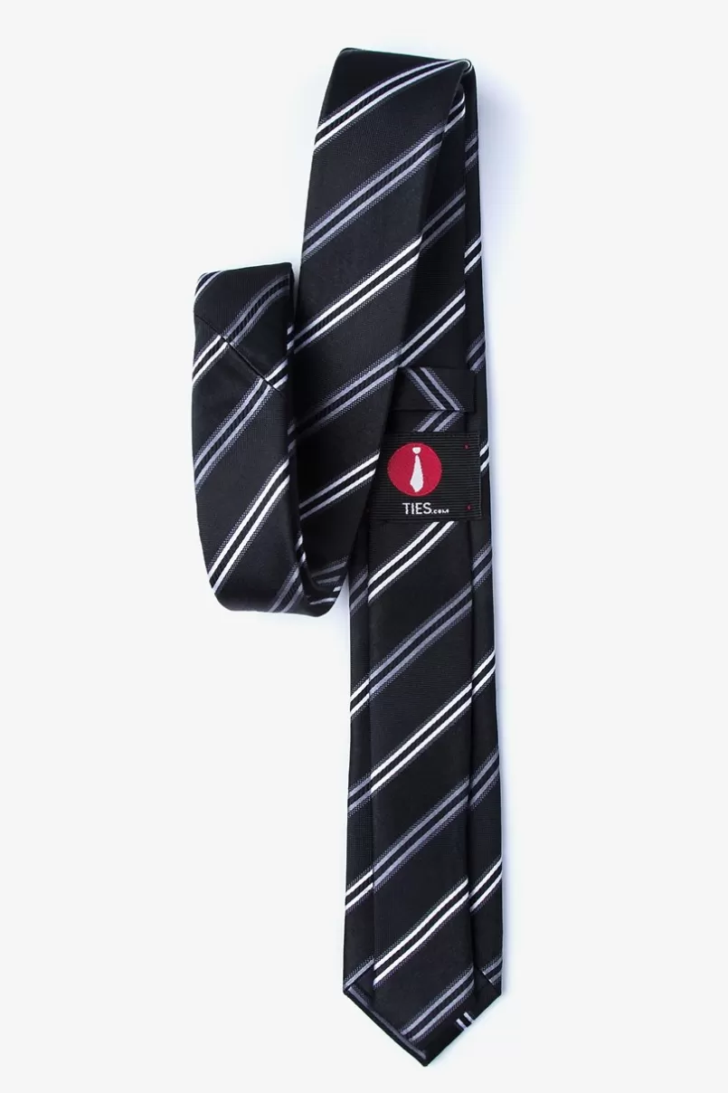 Ties Abbert Skinny Tie Black Outlet