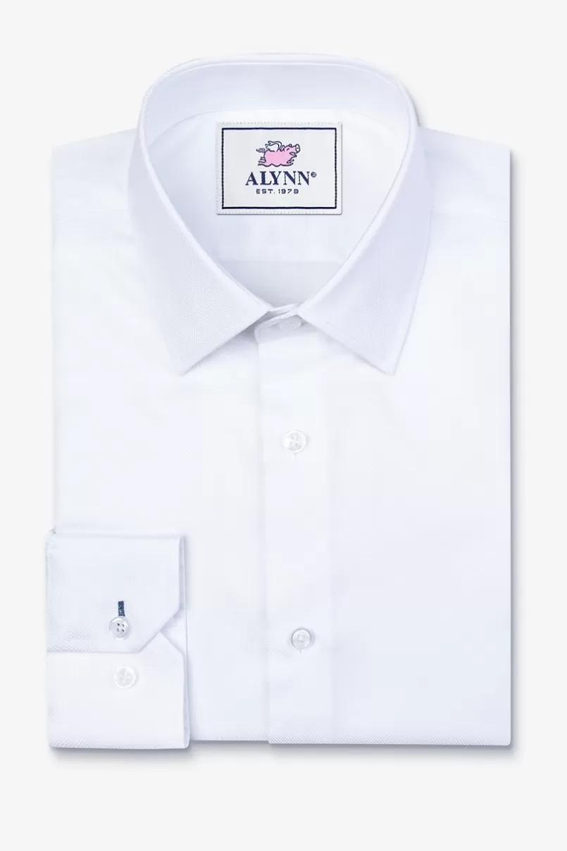 Ties Aiden Spread Collar White Dress Shirt Cheap