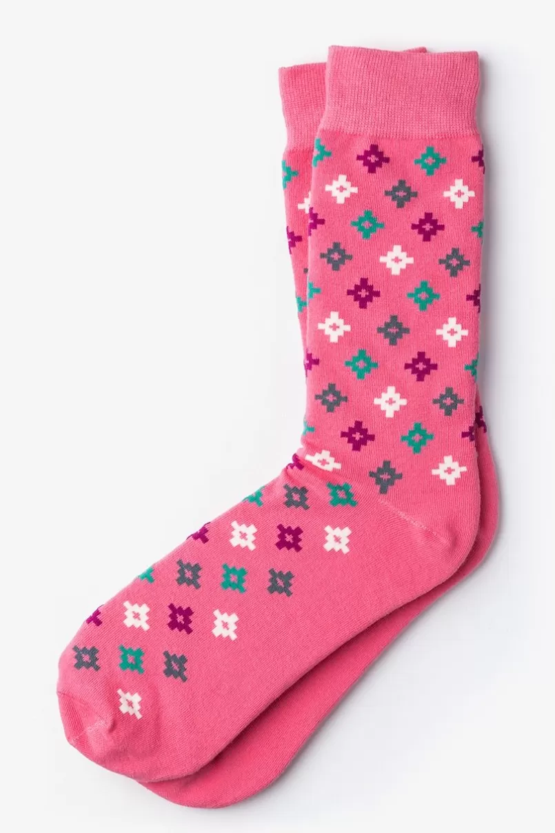 Ties Alamitos Sock Pink Best Sale