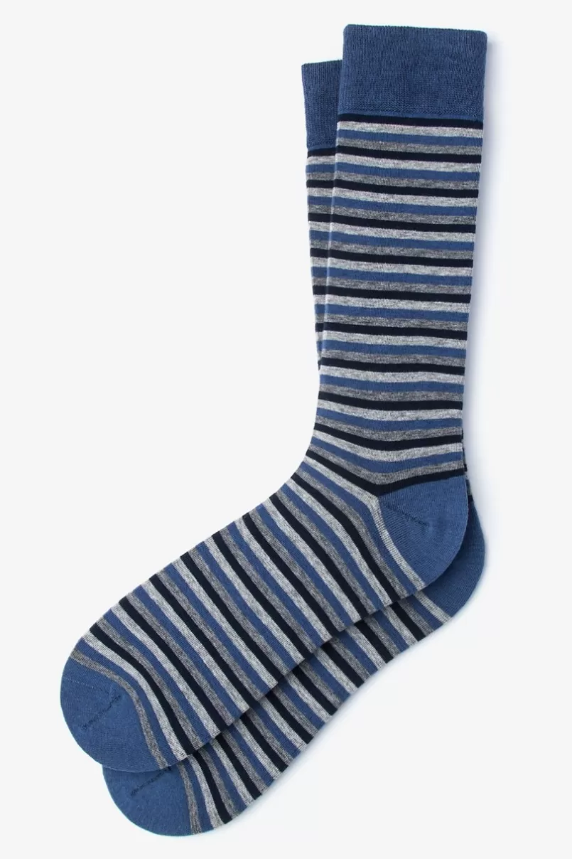 Ties Alexander Sock Blue Outlet