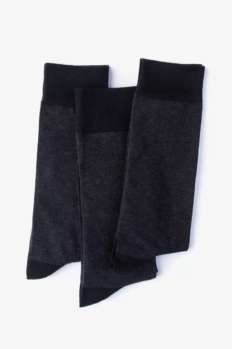 Ties All Black 3 Sock Pack Sale