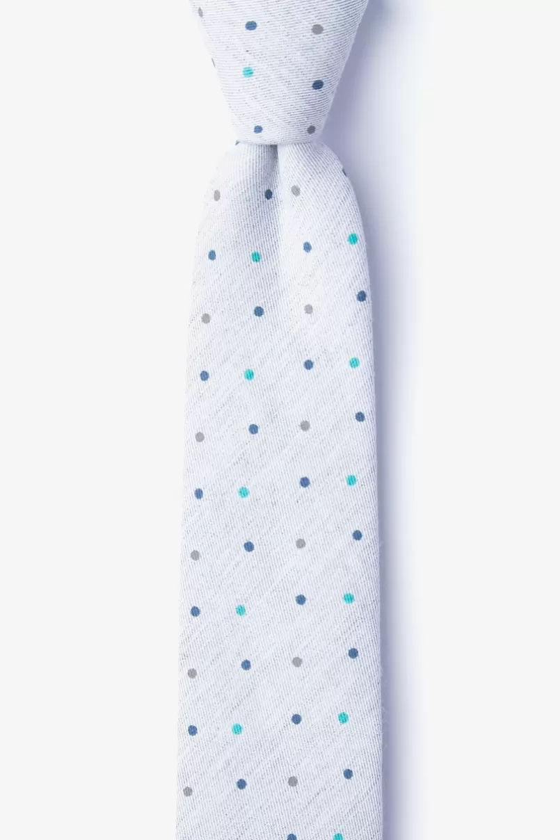 Ties Alliance Skinny Tie Gray Cheap