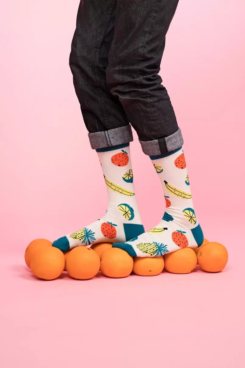 Ties Alynn® X Jordan Sondler Fruit White Sock Best