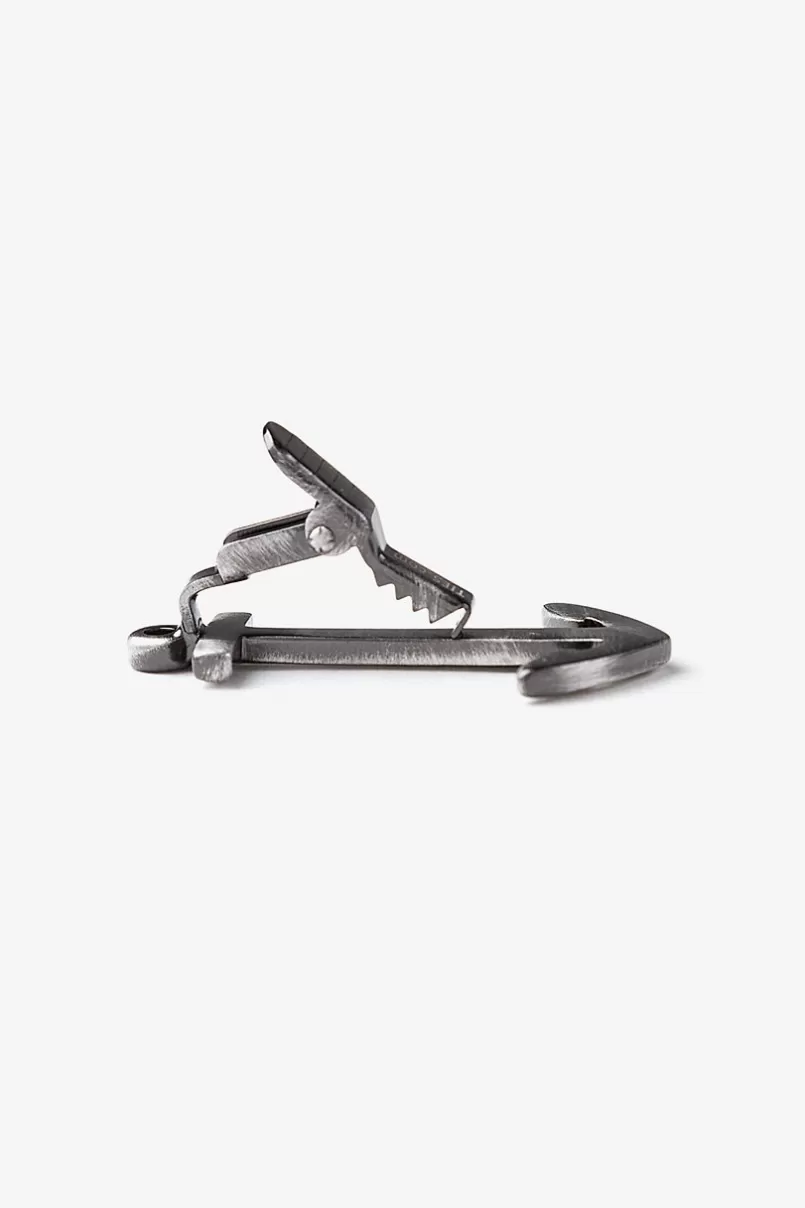 Ties Anchor Antiqued Silver Tie Bar Clearance