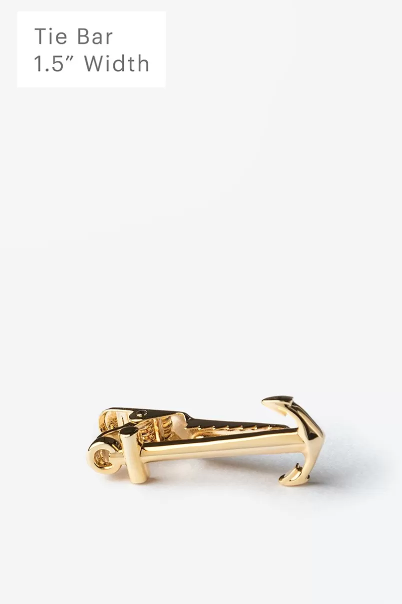 Ties Anchor Tie Bar Gold Best Sale