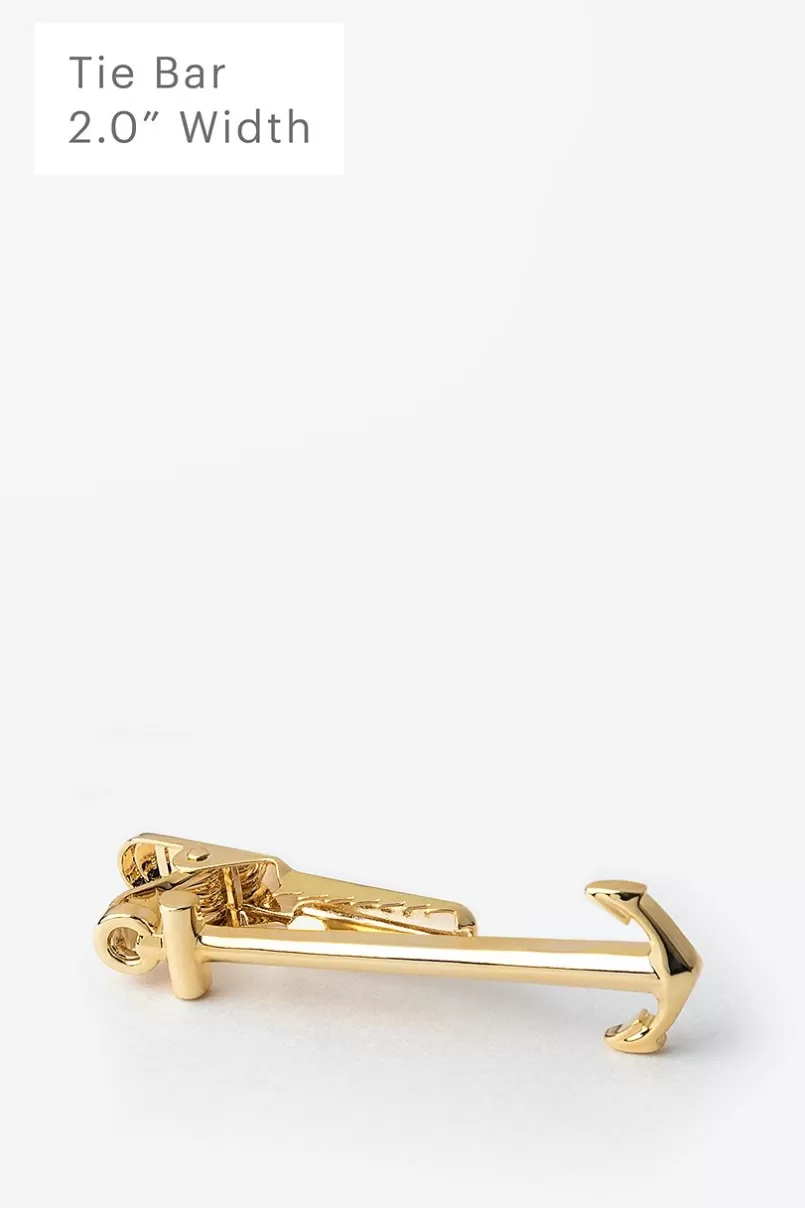 Ties Anchor Tie Bar Gold Discount