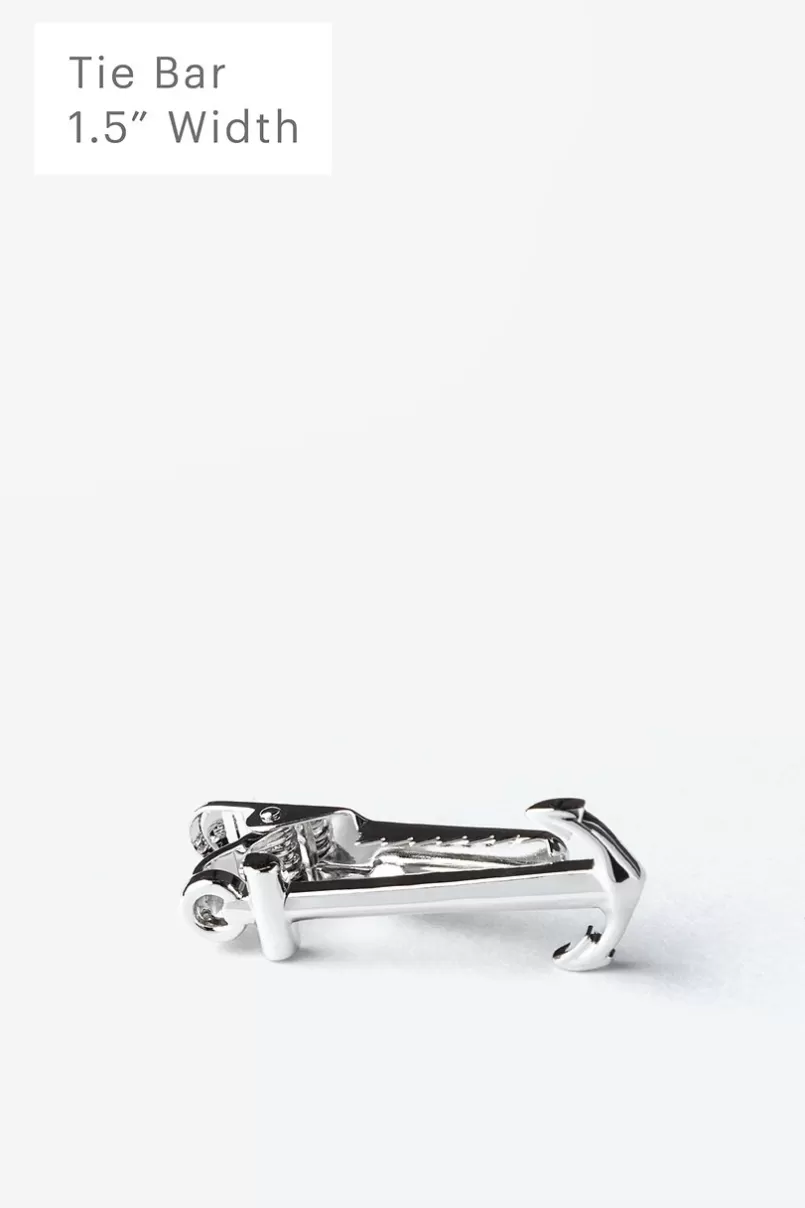 Ties Anchor Tie Bar Silver Online