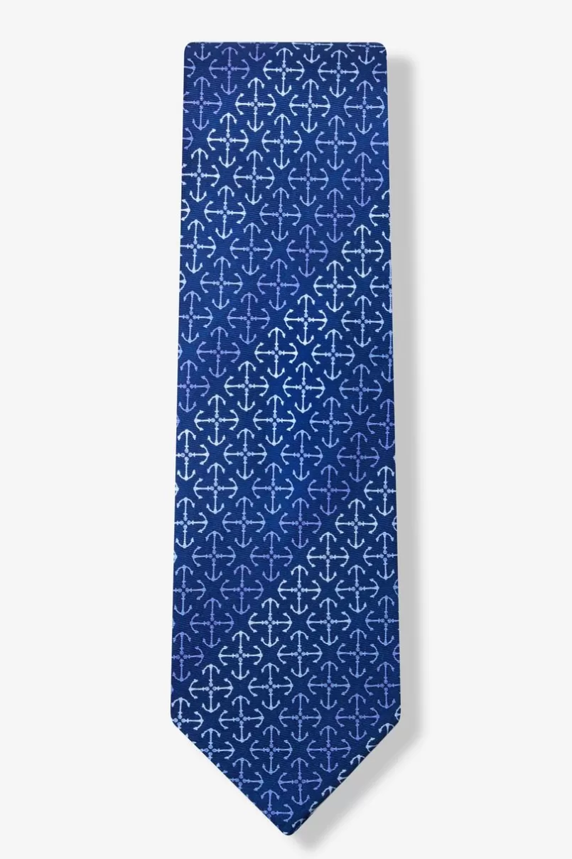 Ties Anchors Aweigh Navy Blue Tie Sale