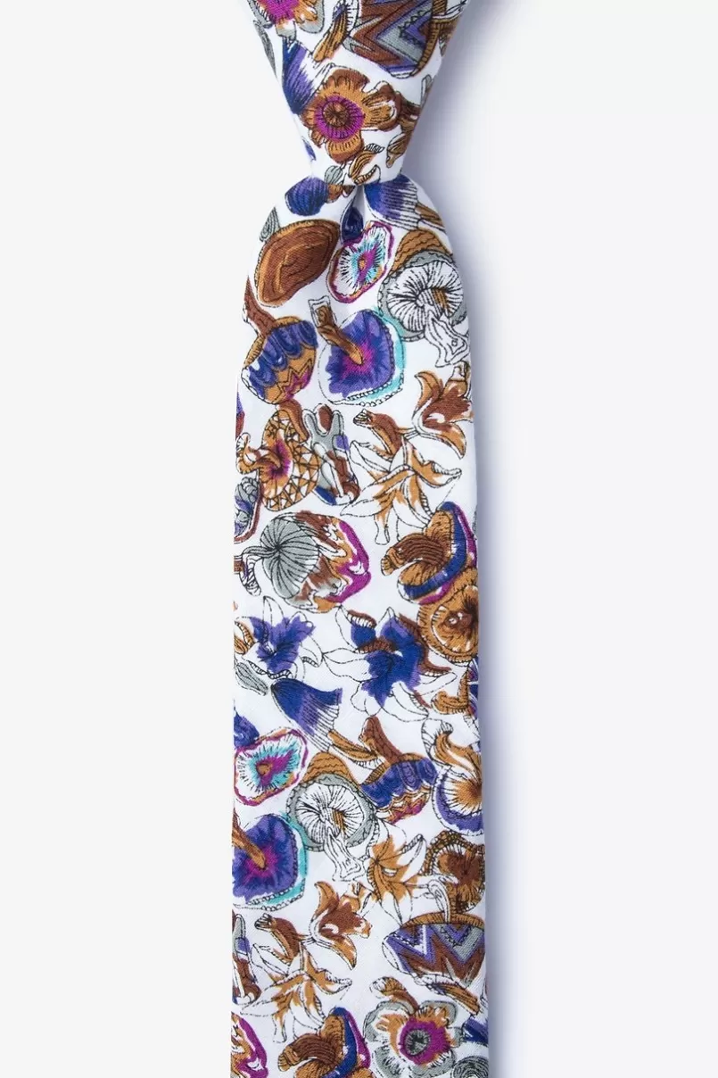 Ties Angelo White Skinny Tie Clearance