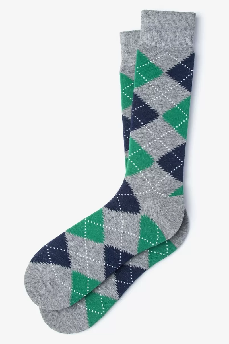 Ties Argyle Assassin Sock Green Best Sale