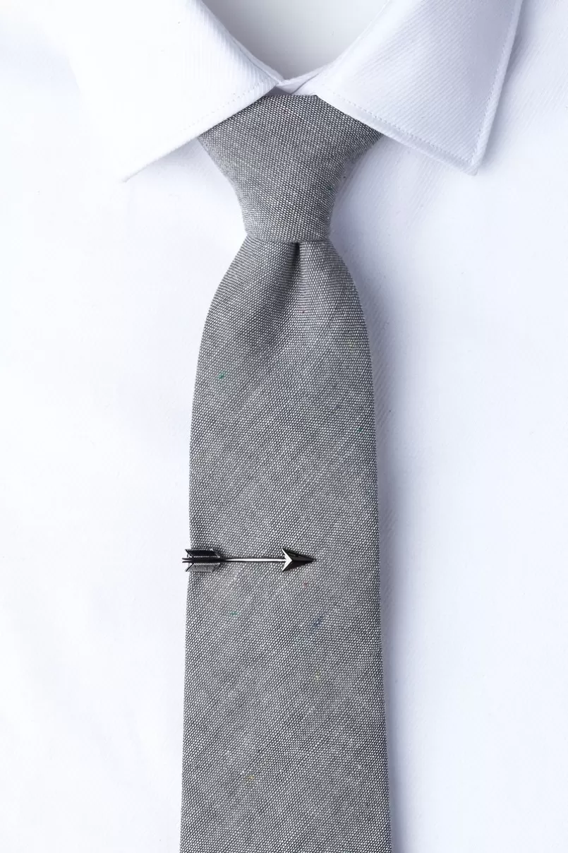 Ties Arrow Tie Bar Gunmetal Store