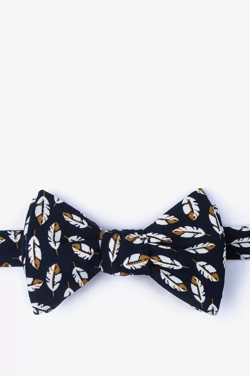 Ties Arsen Black Self-Tie Bow Tie New