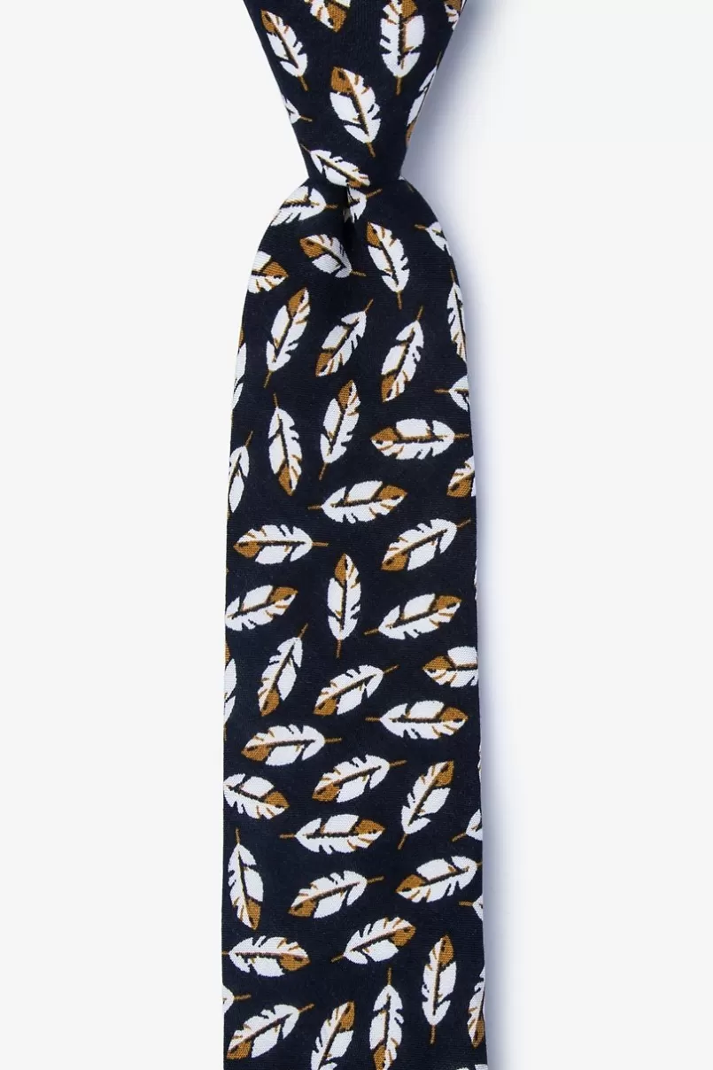 Ties Arsen Skinny Tie Black Shop