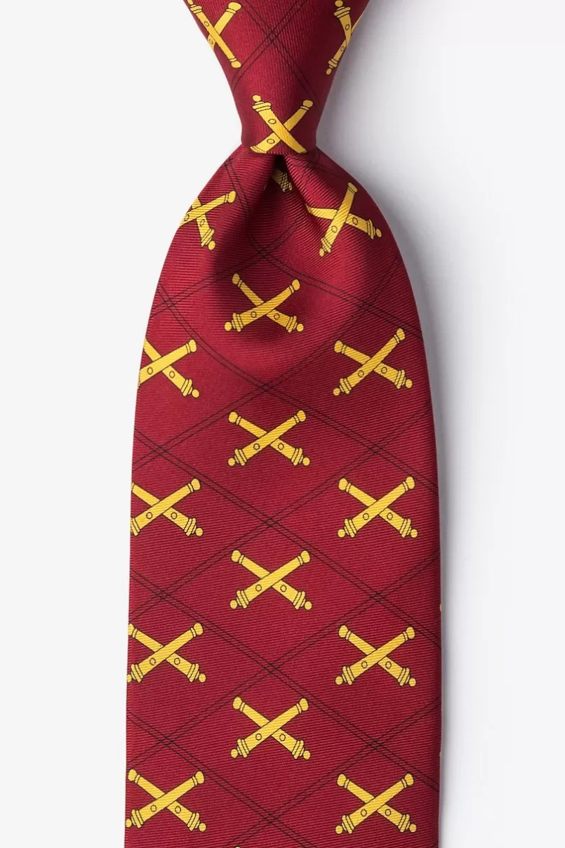 Ties Artillery Red Tie Hot