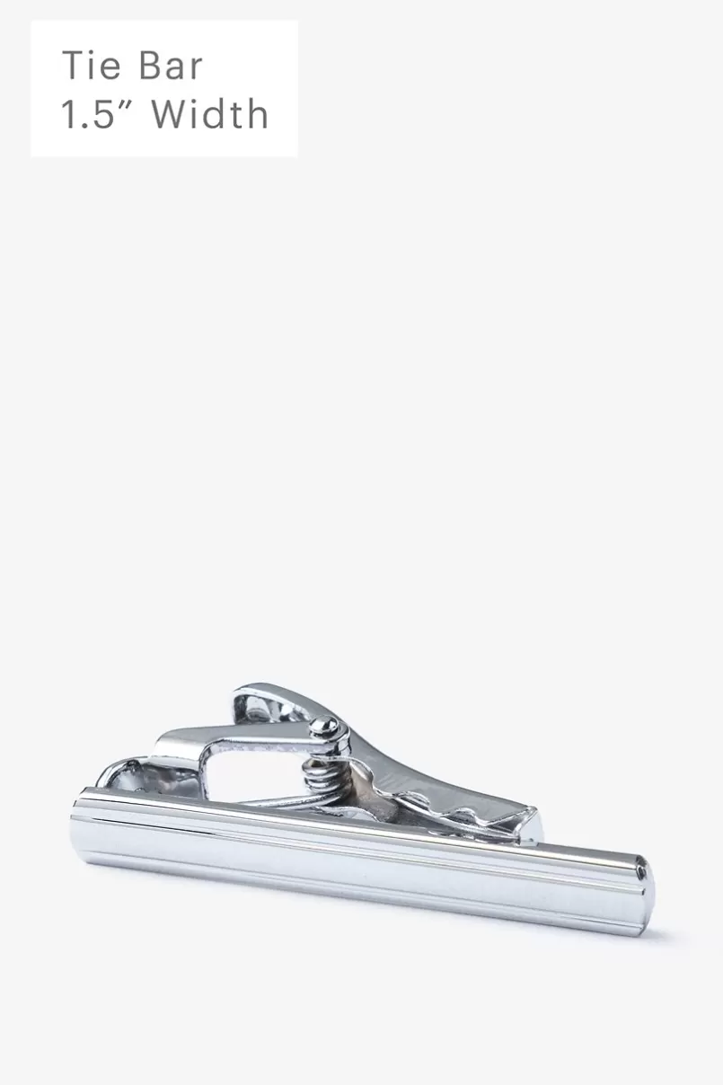 Ties Atticus Silver Tie Bar Clearance