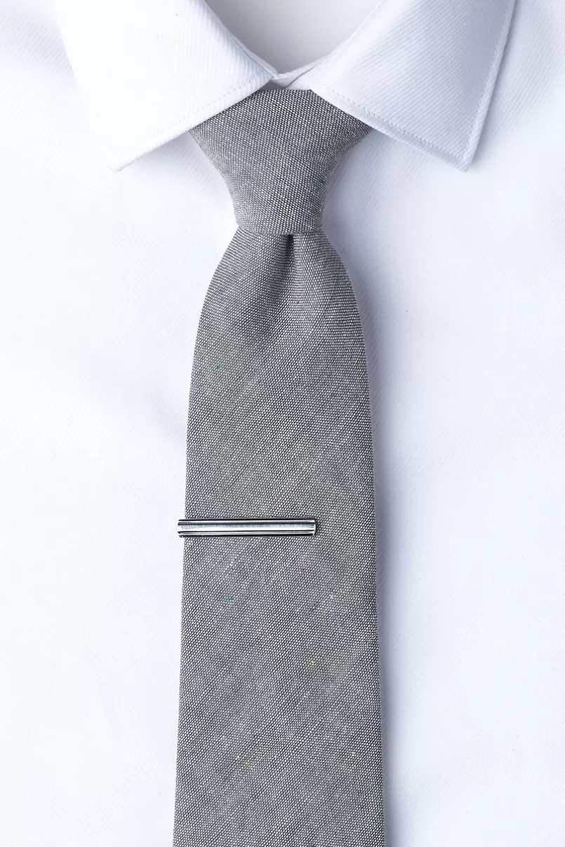 Ties Atticus Silver Tie Bar Clearance