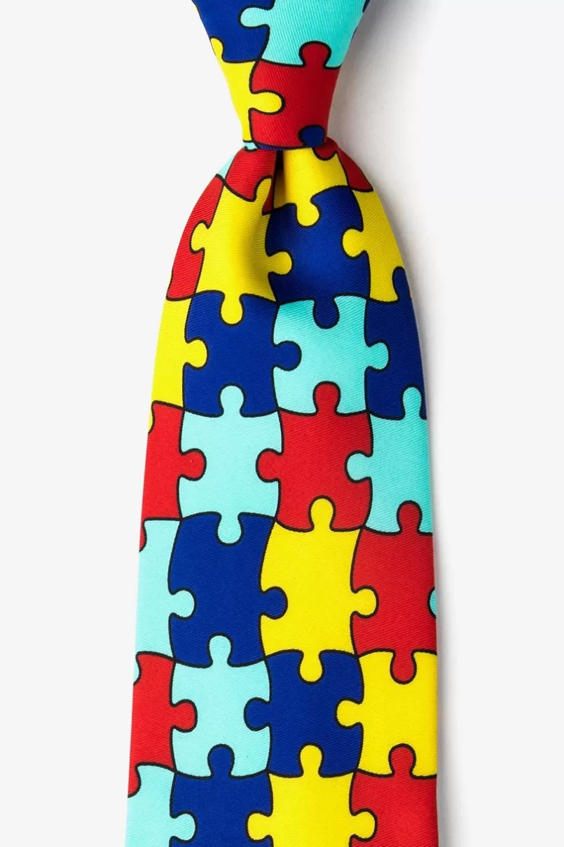 Ties Autism Awareness Yellow Tie Best