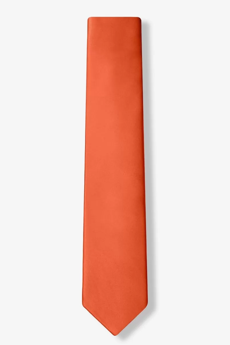 Ties Autumn Rust Skinny Tie AutumnRust Hot