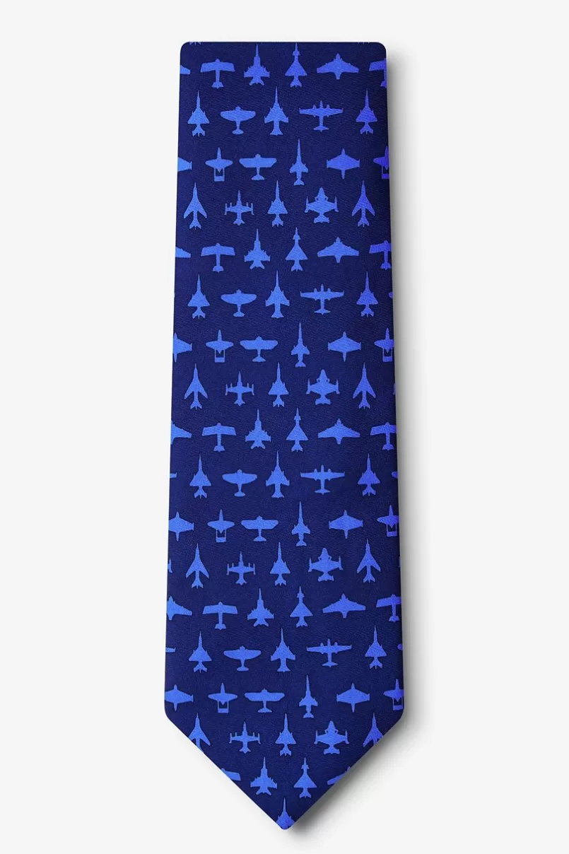 Ties Aviation Navy Blue Tie Fashion