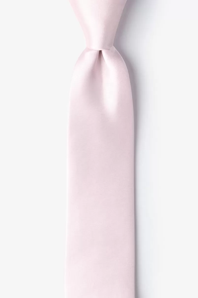 Ties Baby Pink Skinny Tie BabyPink Clearance