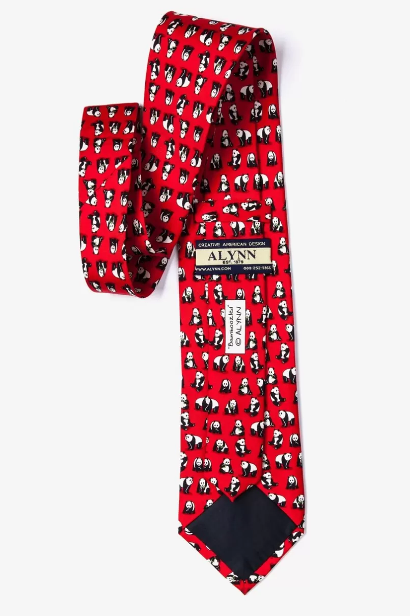 Ties Bamboozled Red Tie Outlet