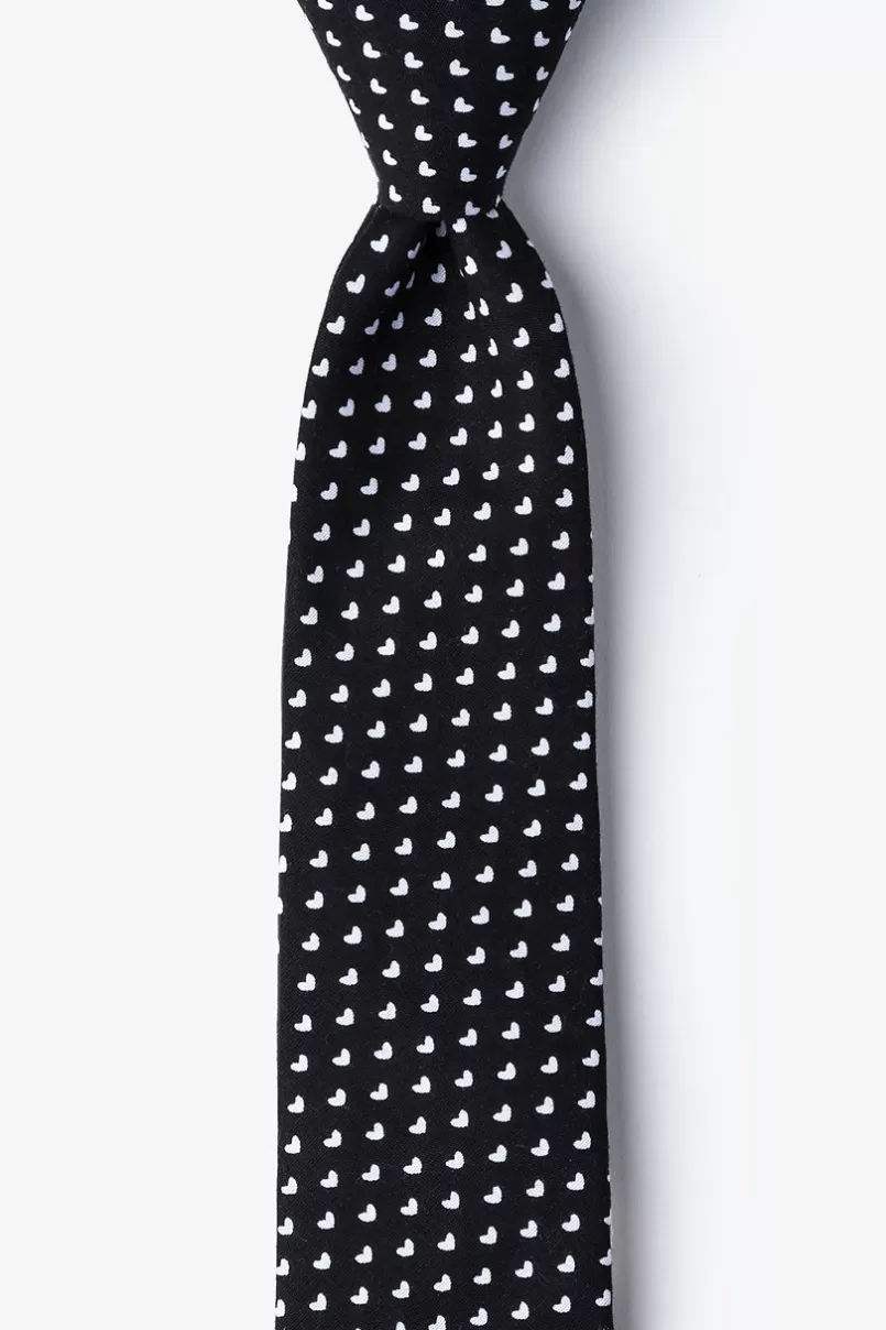 Ties Bandon Skinny Tie Black Shop