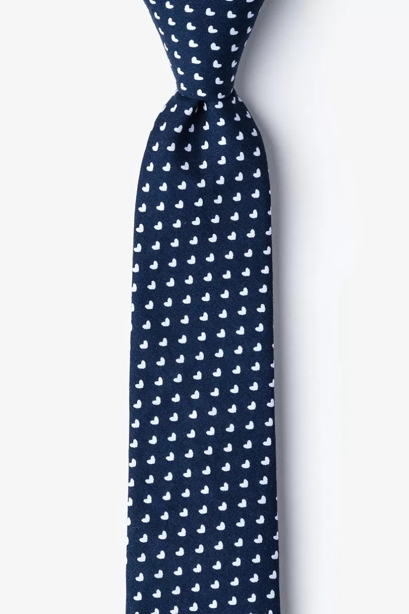 Ties Bandon Navy Blue Skinny Tie NavyBlue Best