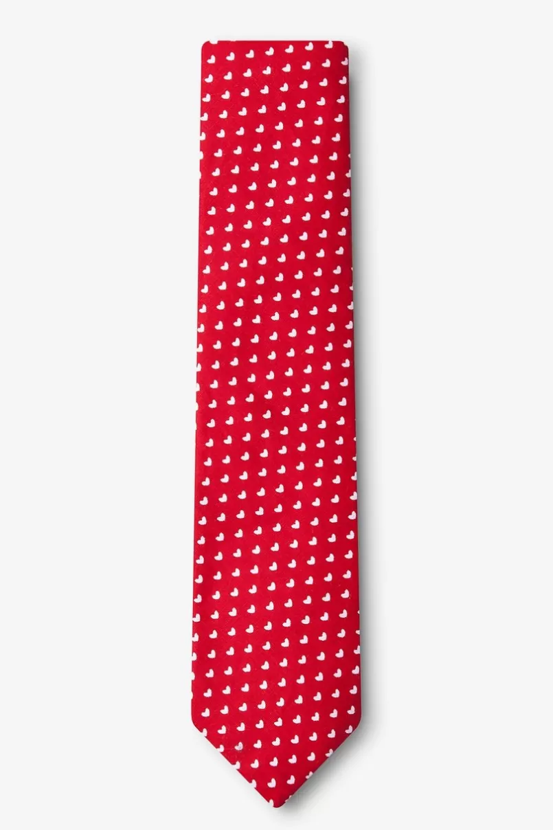 Ties Bandon Skinny Tie Red Discount