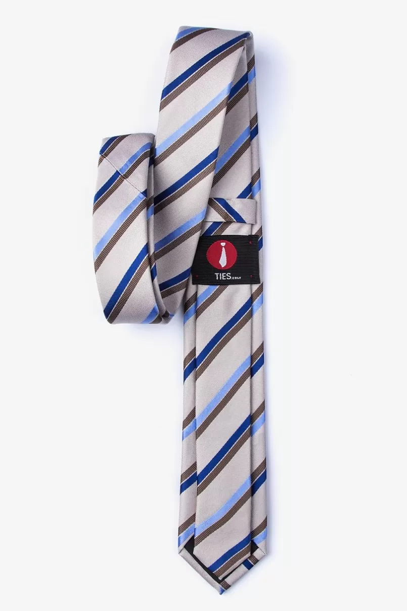 Ties Bann Skinny Tie Brown Outlet