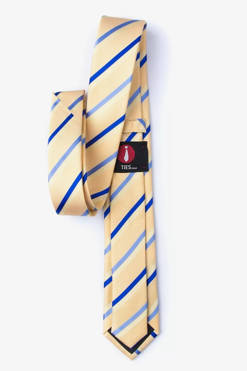 Ties Bann Skinny Tie Yellow Best Sale