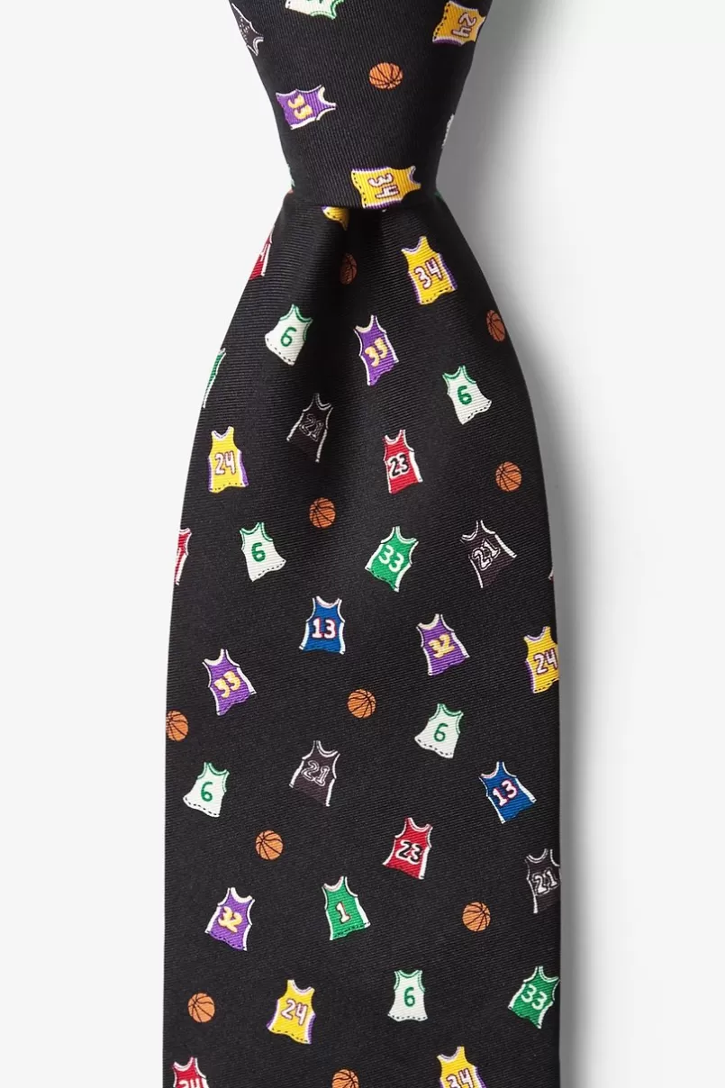 Ties Basketball Legends Black Tie Cheap