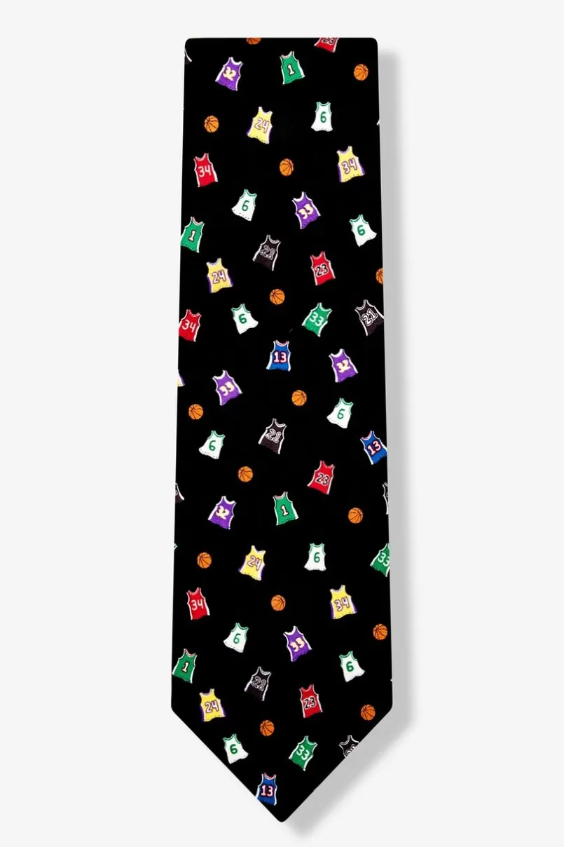 Ties Basketball Legends Black Tie Cheap