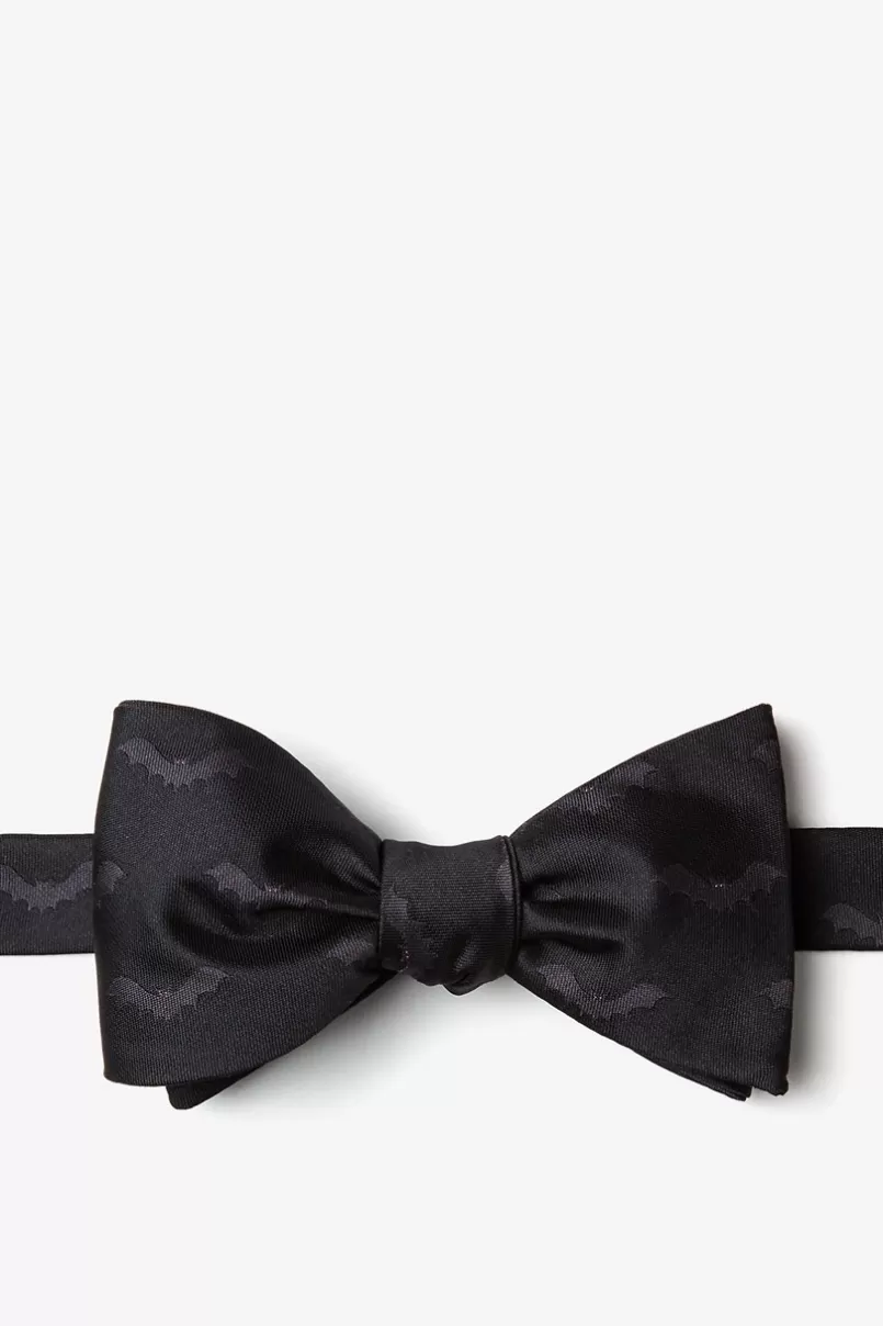 Ties Bats Self-Tie Bow Tie Black Store