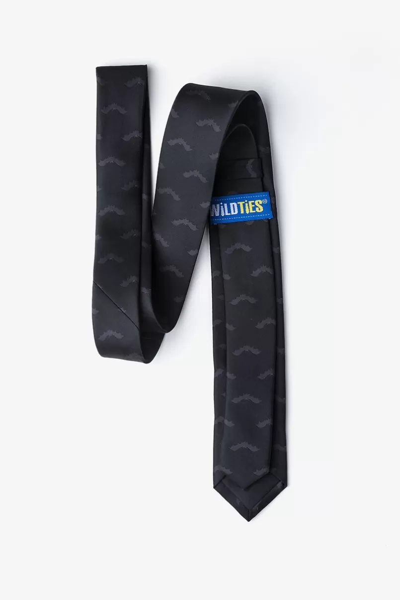 Ties Bats Black Skinny Tie Clearance