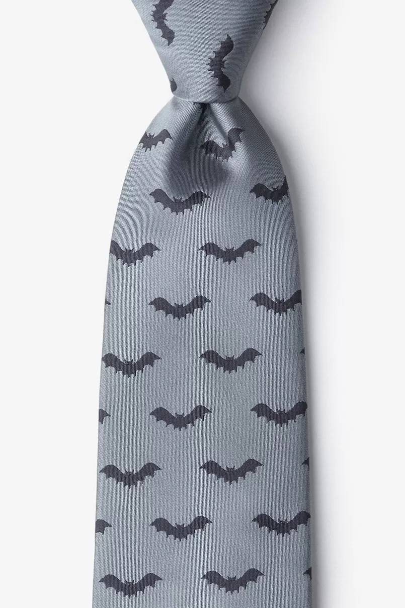 Ties Bats Gray Tie Cheap