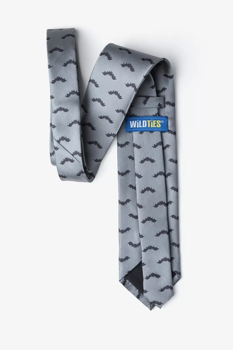 Ties Bats Gray Tie Cheap