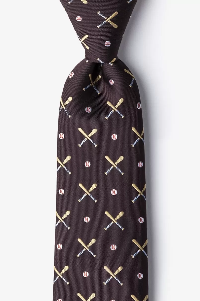 Ties Batter Up Tie Brown Cheap