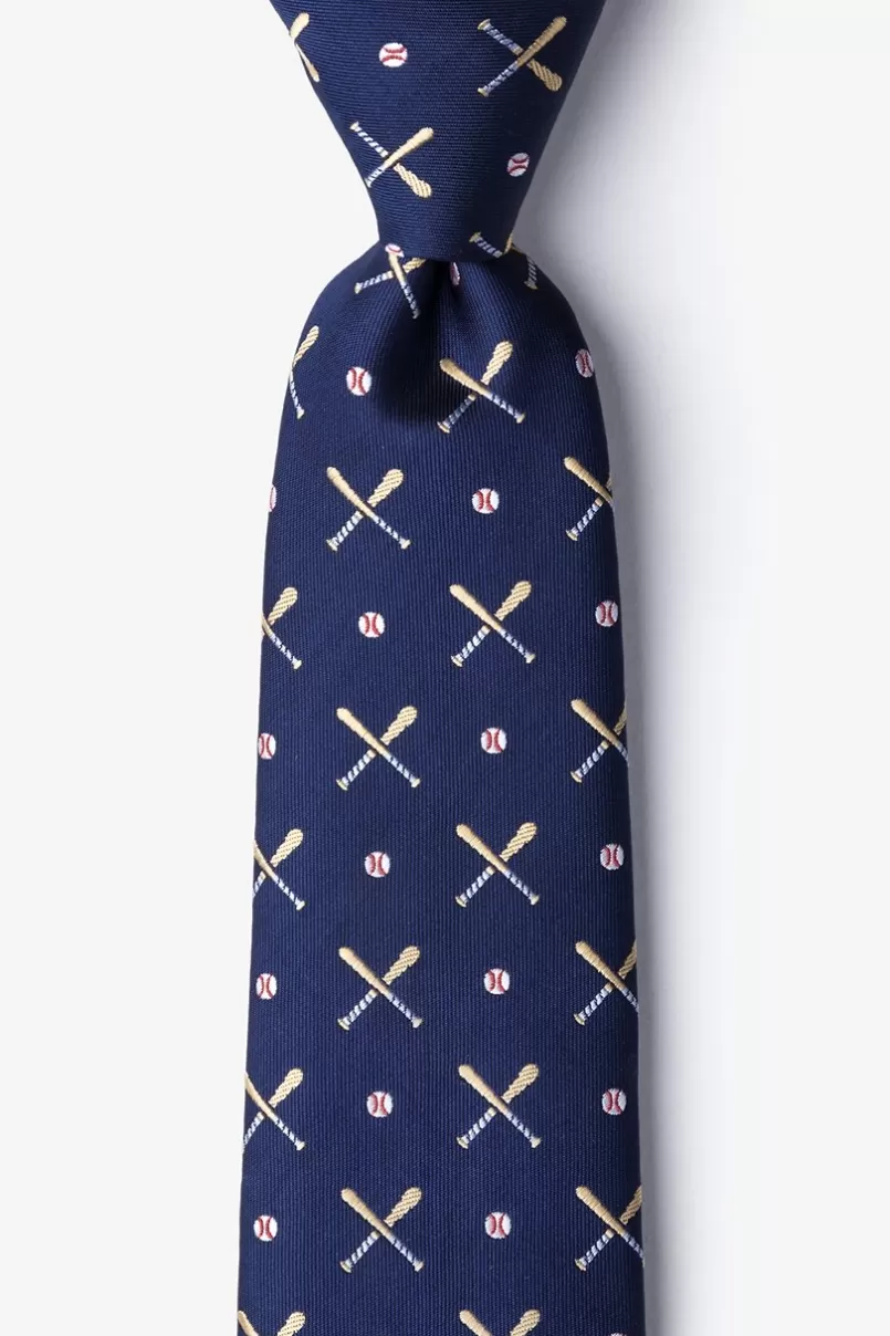 Ties Batter Up Navy Blue Tie NavyBlue Hot