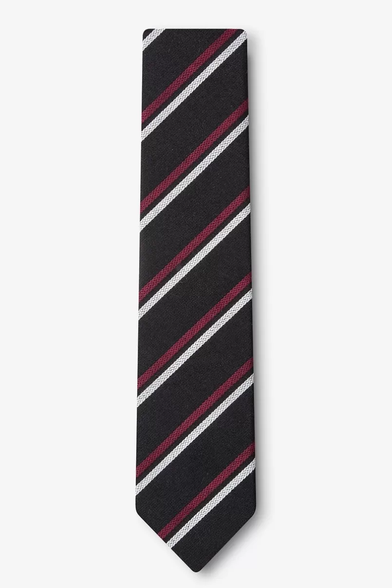 Ties Beasley Black Skinny Tie Clearance