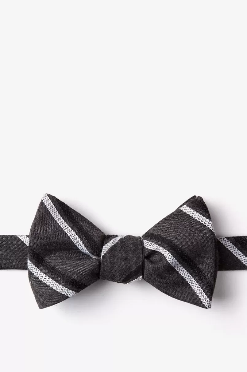 Ties Beasley Self-Tie Bow Tie Charcoal Cheap