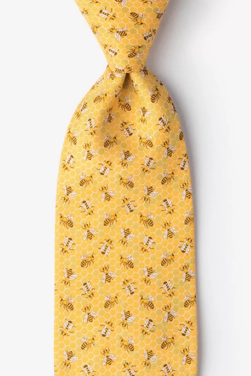 Ties Bees Yellow Tie Flash Sale