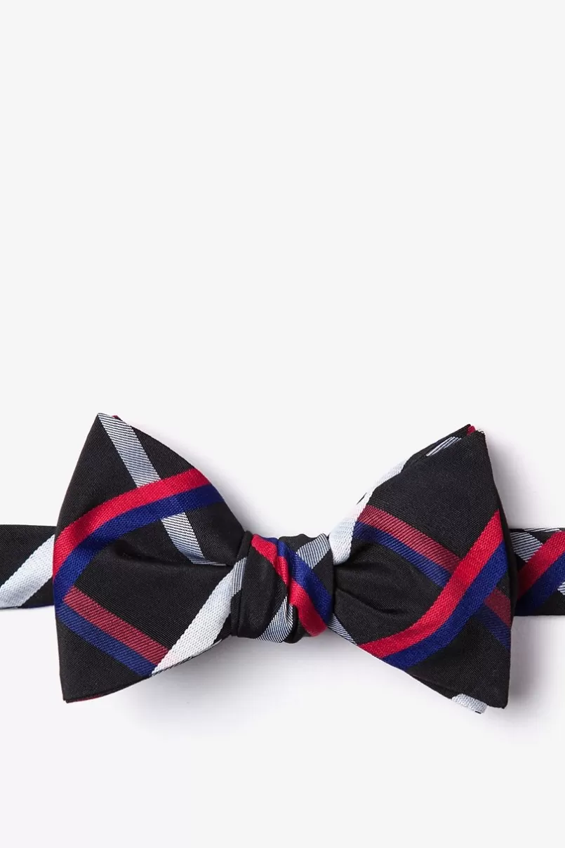 Ties Bellingham Black Self-Tie Bow Tie Best