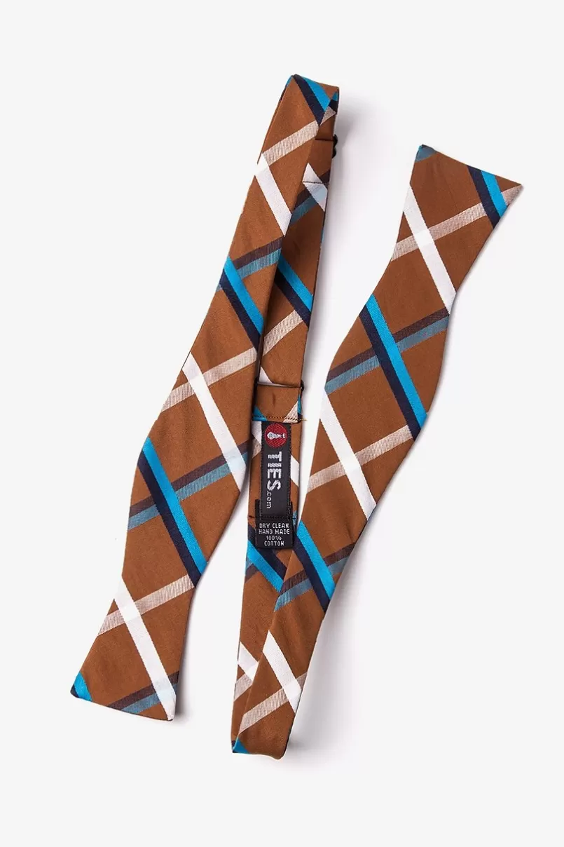 Ties Bellingham Skinny Bow Tie Brown Sale