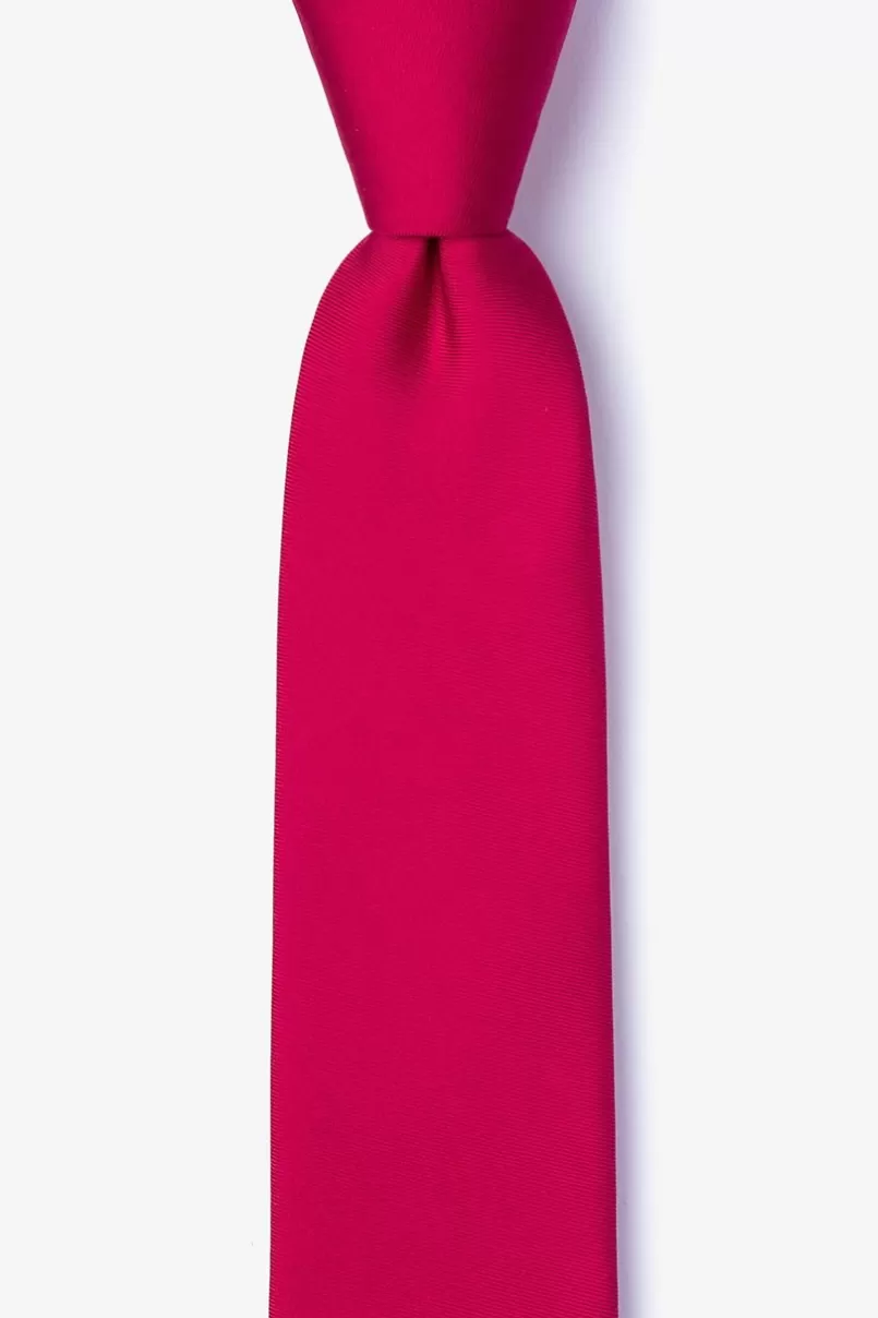 Ties Skinny Tie Berry New