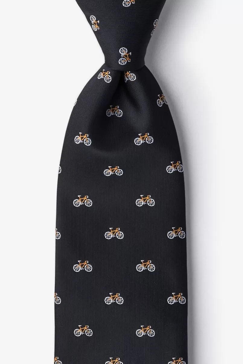 Ties Bicycles Tie Black Fashion