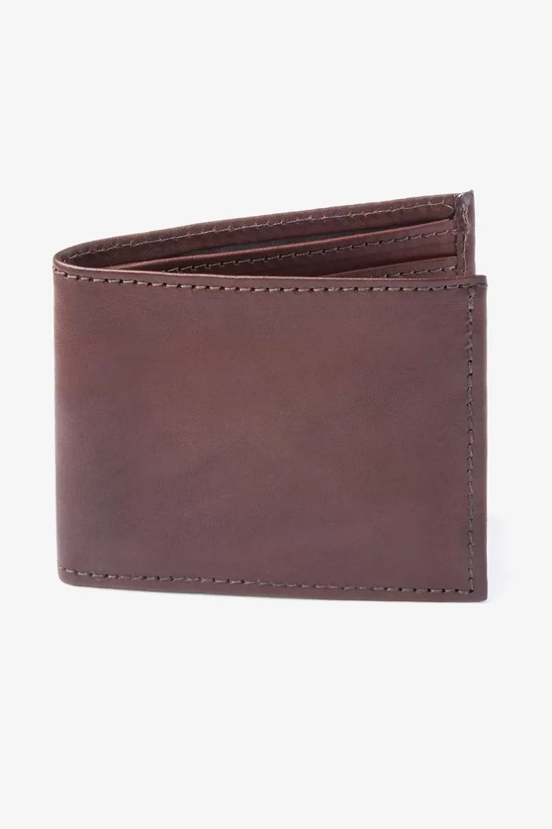 Ties Bi-Fold Wallet Brown Wallet Best Sale