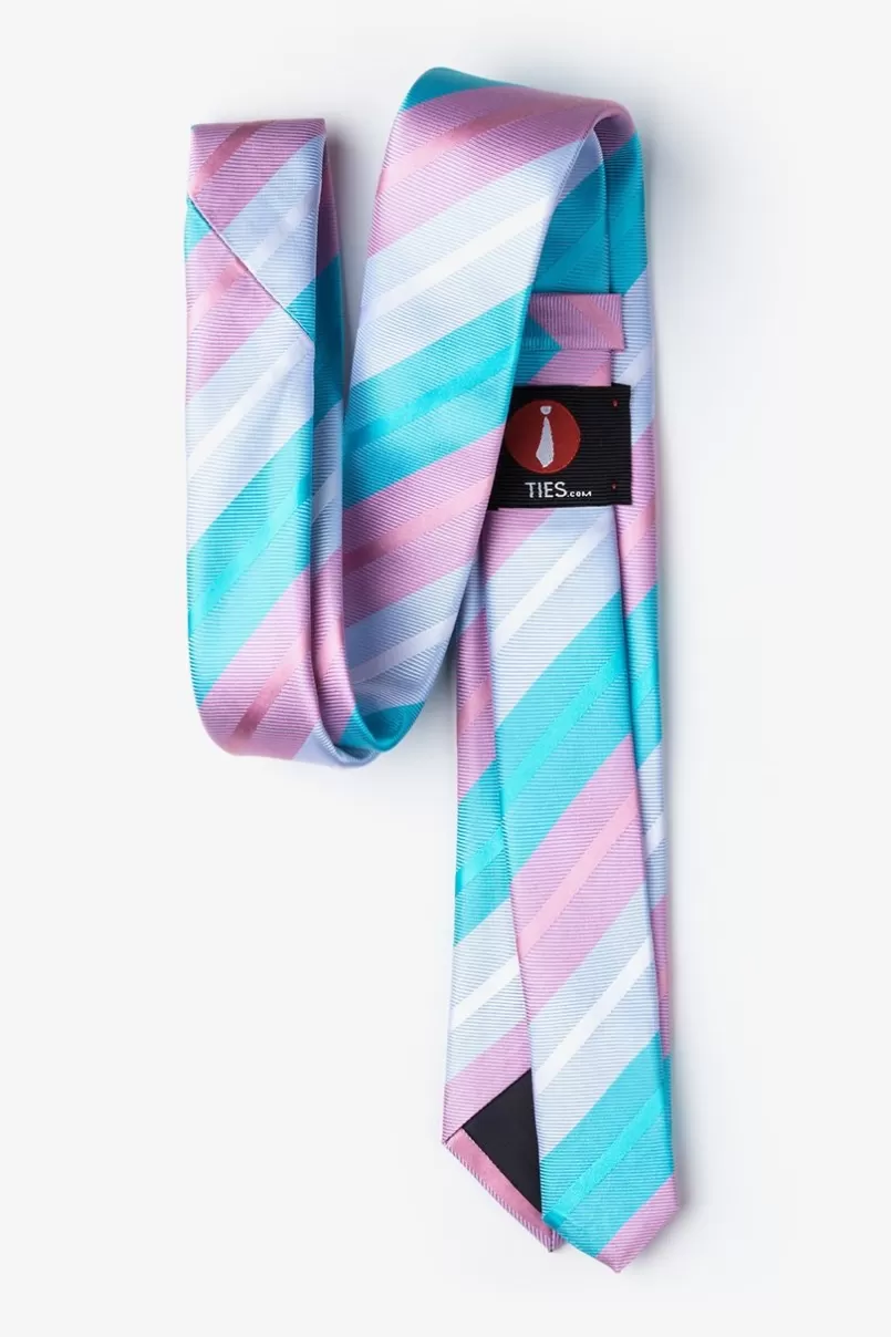 Ties Bintan Skinny Tie Pink Hot