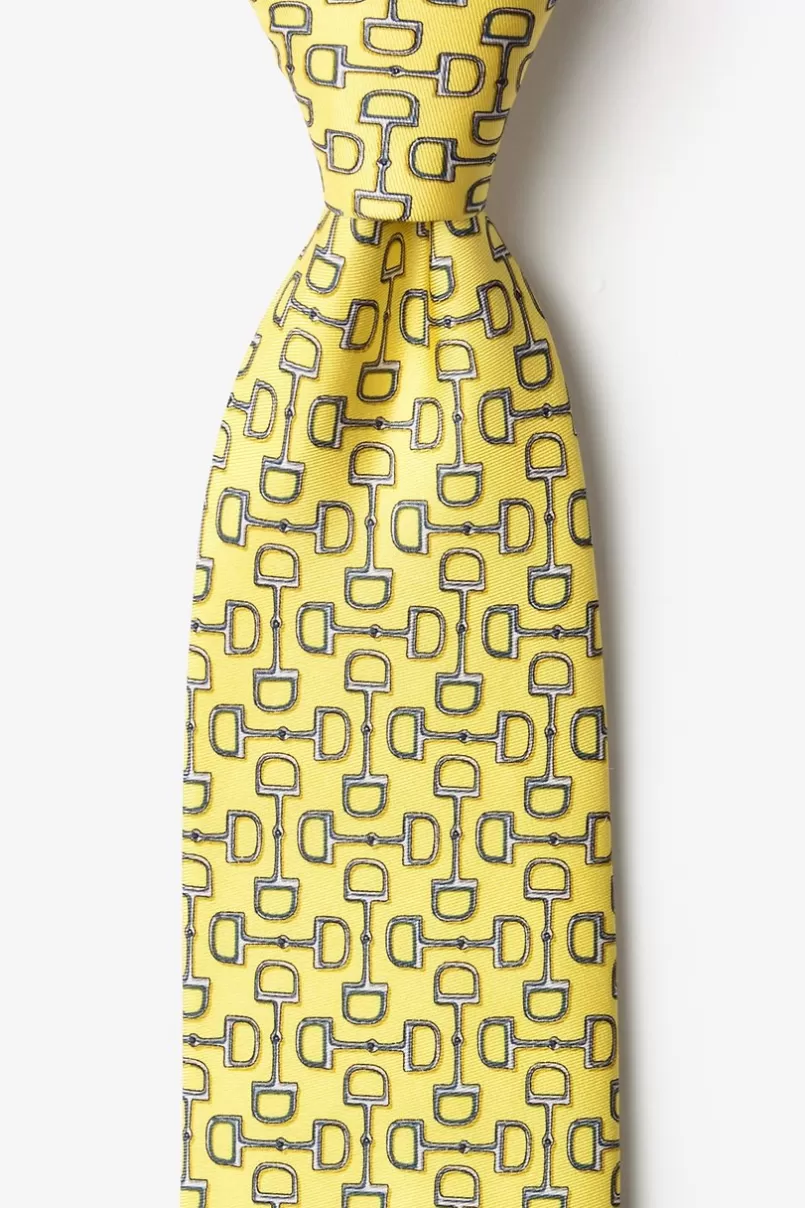 Ties Bit by Bit Tie Yellow Flash Sale