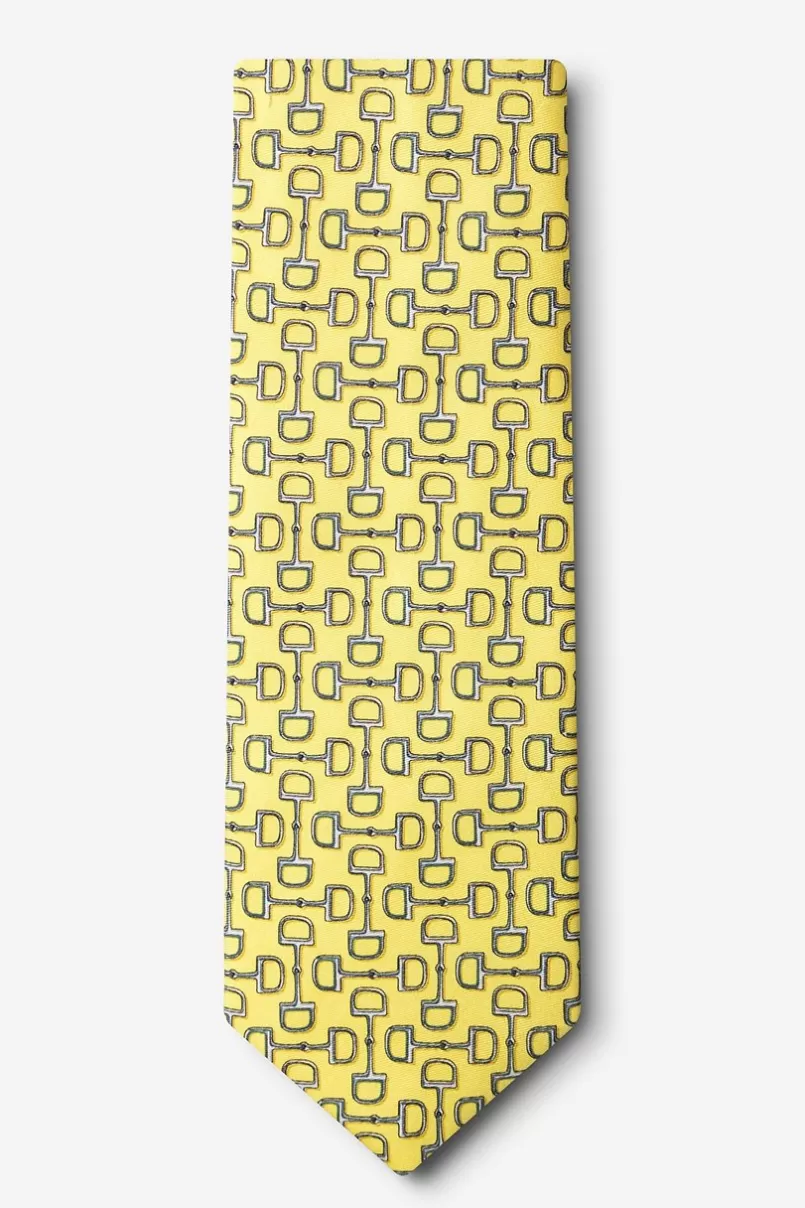 Ties Bit by Bit Tie Yellow Flash Sale